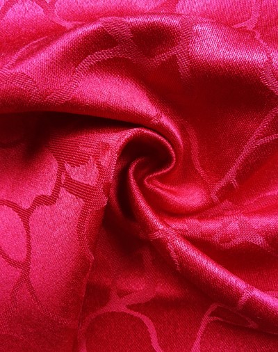 TB-FDN  提花桌布  枱布 100％滌  大理石-大紅 45度照